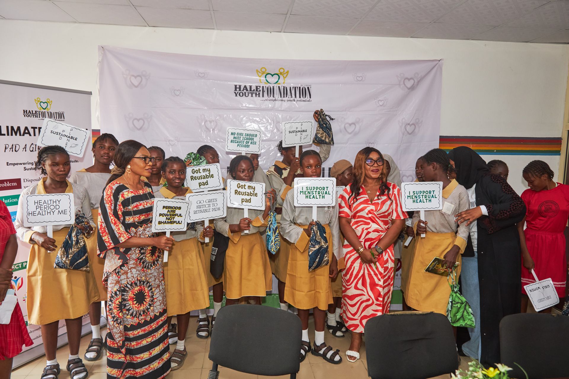 Pad-a-Girl community event